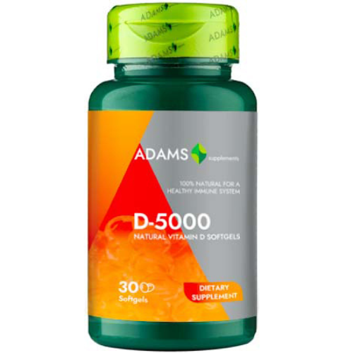 Vitamina D-5000 softgel 30 cps, Adams