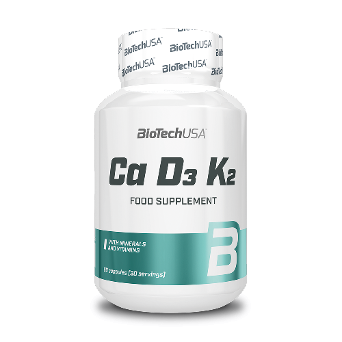 Ca-D3-K2 90cps. Biotech USA vitamix poza
