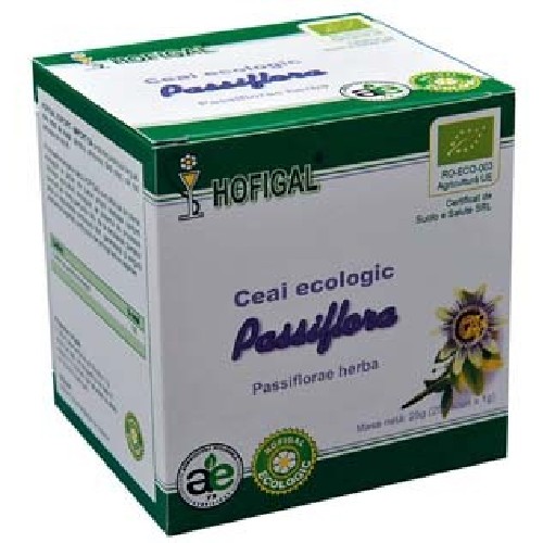 Ceai Passiflora Eco 25dz 1gr Hofigal imagine produs la reducere