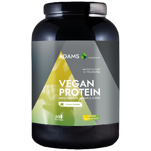 Proteina vegana (vanillie), 908gr, Adams