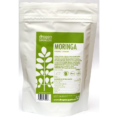 Moringa Pudra Bio 200gr Dragon Superfoods vitamix poza