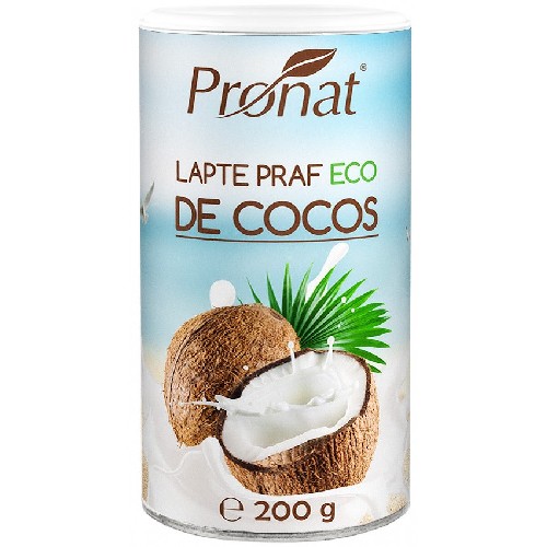 Lapte Praf Cocos Eco, 200g, Pronat vitamix.ro
