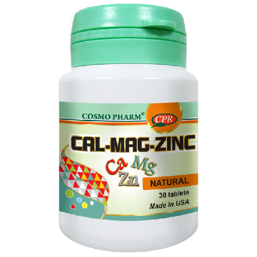 Cal+Mag+Zinc 30cps CosmoPharm vitamix.ro