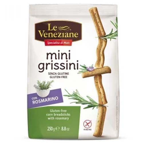 Mini grissini Cu Rozmarin, 250g, Le Veneziane vitamix poza