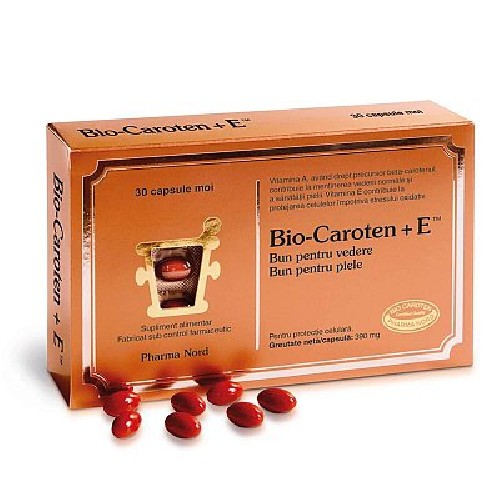 Bio-Caroten + E, 60cps, Pharma Nord vitamix.ro