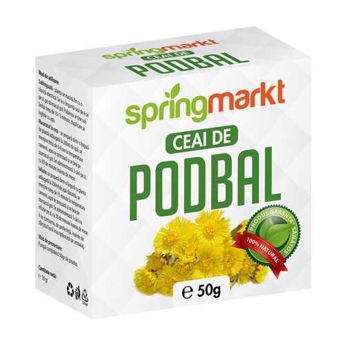 Ceai Podbal Frunze 50gr springmarkt vitamix.ro imagine noua reduceri 2022