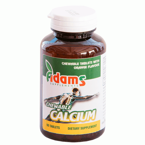 Chewable Calcium 90 tab. Adams Supplements vitamix poza