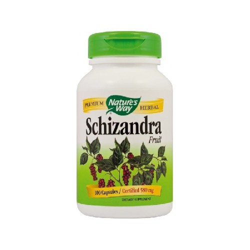 Schizandra Fruit 580mg 100cps Secom vitamix poza
