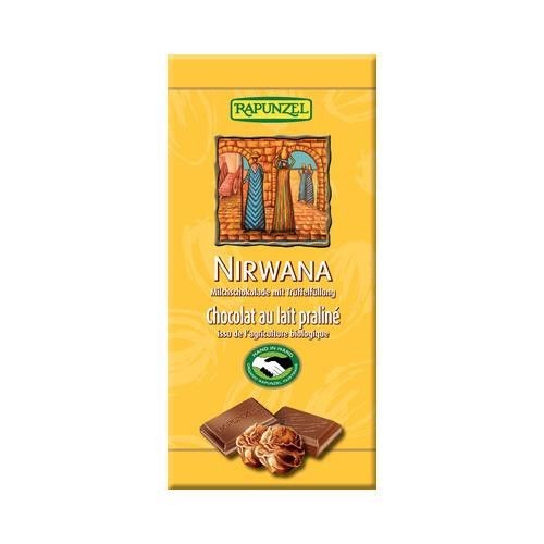 Ciocolata Nirwana cu crema de praline, Bio, 100gr, Rapunzel imagine produs la reducere