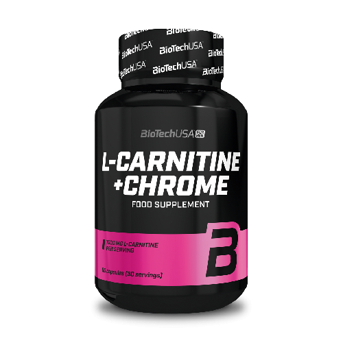 L-Carnitine + CHROME 60 cps Biotech USA vitamix.ro