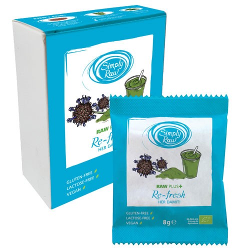 Pudra Raw Plus Refresh Bio 40gr 5pliculete Simply Raw