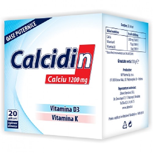 Calcidin 20 plicuri Zdrovit vitamix poza
