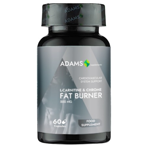 L-Carnitine+Chrome Fat Burner 60cps, Adams