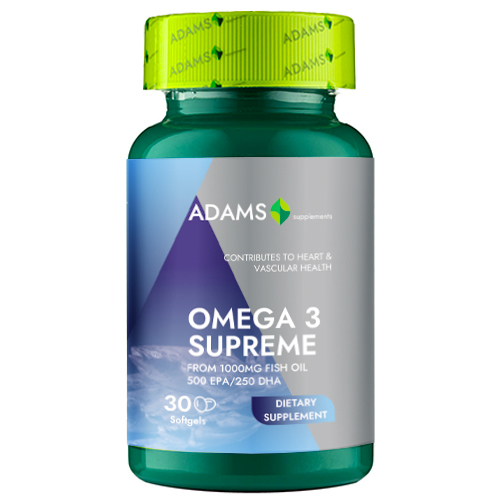 Omega3 Supreme (50%EPA/25%DHA) 30 cps, Adams