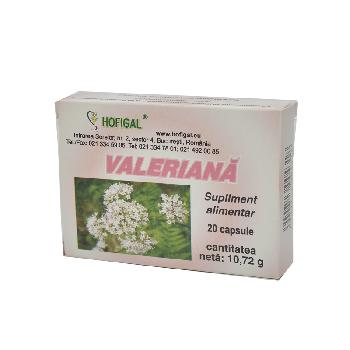 Valeriana 40cps Hofigal vitamix.ro