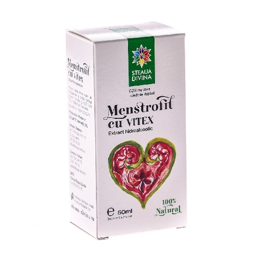 Tinctura Menstrofit cu Vitex 50ml Steaua Divina vitamix.ro imagine noua reduceri 2022