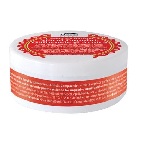 Crema Balsam Marul Lupului Galbenele si Arnica 100gr Dorel Plant