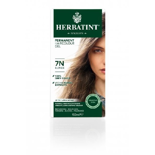 Vopsea Pentru Par Blond 7N, 150ml, Herbatint vitamix.ro imagine noua reduceri 2022
