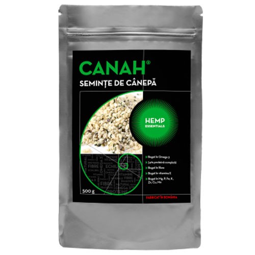 Seminte Decorticate Canepa 500gr Canah