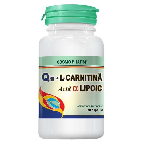 XP- Acid Alfa Lipoic Q10+l-carnitina 30cps Cosmo Pharm imgine