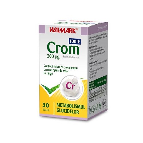 Crom Forte 200mg 30tb Walmark vitamix poza