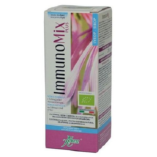 Immunomix Plus Aboca 210ml Sirop vitamix poza