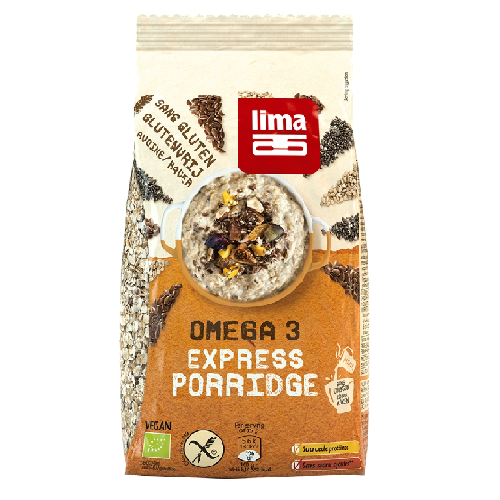 Porridge Express Omega 3 fara Gluten Eco 350g Lima vitamix poza