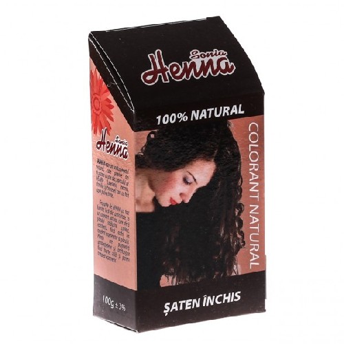 Henna Saten Inchis 100g Kian Cosmetics imagine produs la reducere