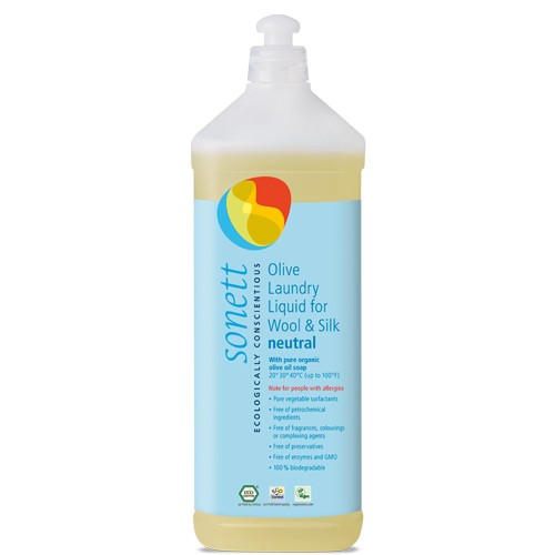 Detergent Ecologic Lichid pentru Lana si Matase Neutru 1l Sonett imagine produs la reducere
