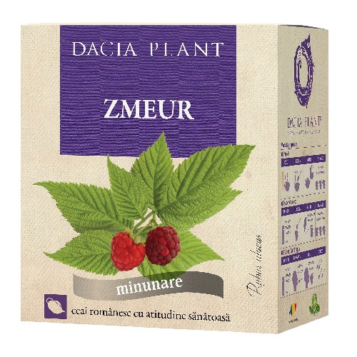 Ceai Zmeur, 50gr, Dacia Plant imgine