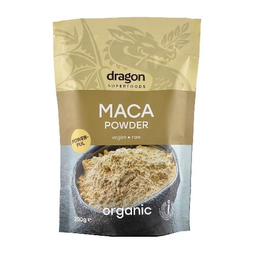 Maca Pulbere Raw Bio, 200gr, Dragon Superfoods vitamix poza