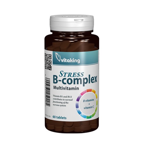Stress B Complex 60cpr Vitaking imagine produs la reducere