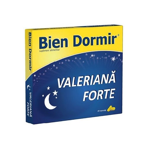 Bien Dormir + Valeriana Forte, 10cps, Fiterman Pharma vitamix.ro imagine noua reduceri 2022