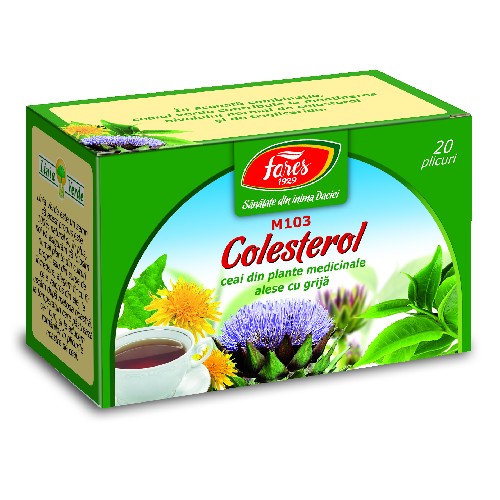 Ceai Colesterol 20plicuri Fares vitamix.ro imagine noua reduceri 2022