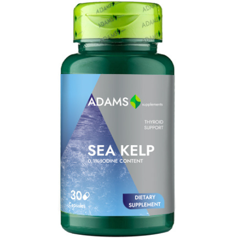 Sea Kelp - Iod Natural - 600mg 30cps, Adams