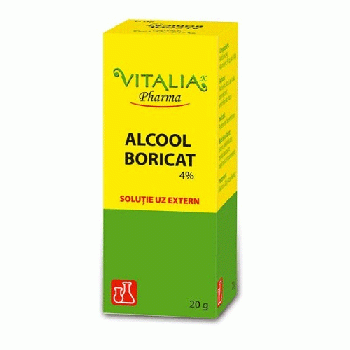 Alcool Boricat 4% Vitalia 20gr imagine produs la reducere