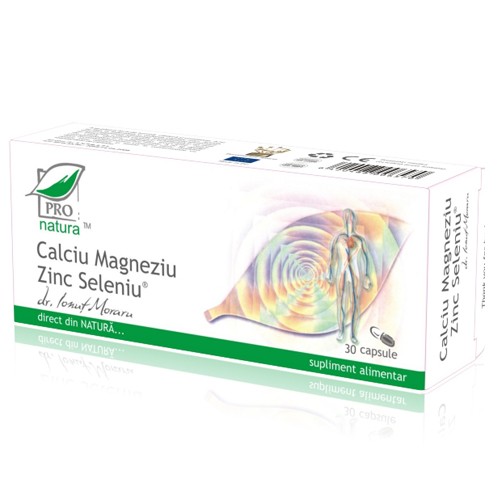 Ca+Mg+Zn+Se 30cps Pro Natura vitamix poza