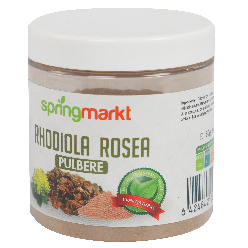 Pulbere de Rhodiola Rosea 80gr Springmarkt imagine produs la reducere
