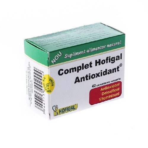 Complet Antioxidant 40cpr Hofigal vitamix poza