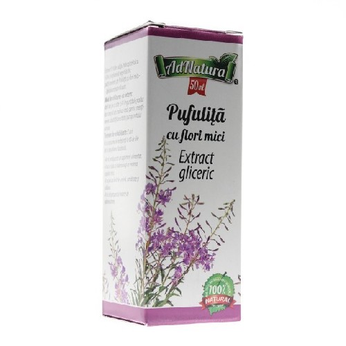 Extract Gliceric Pufulita cu Flori Mici 50ml AdNatura vitamix poza