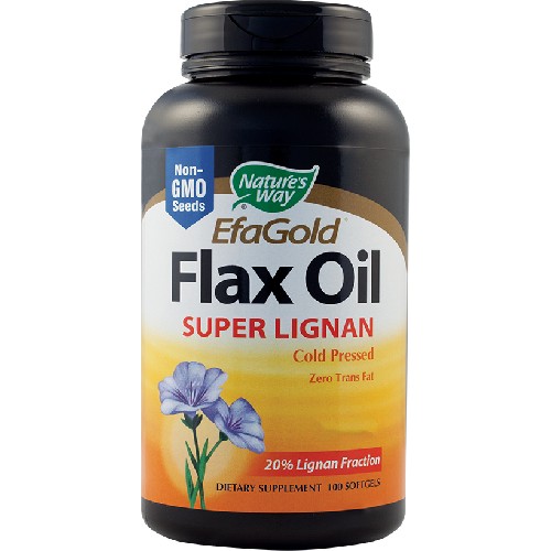 Flax Oil Super Lignan(omega3-6-9) 100cps Secom