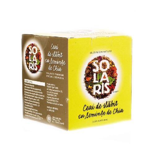 Ceai de Slabit cu Seminte de Chia 20plicuri Solaris vitamix poza