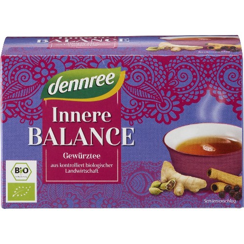 Ceai pentru echilibru interior 20 plicuri, 40g, Dennree imgine