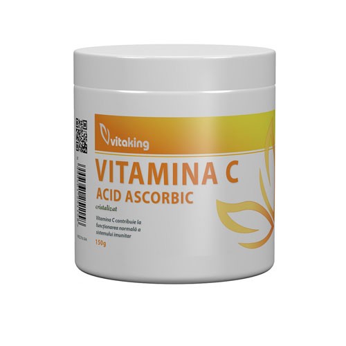 Acid Ascorbic (Vitamina C cristalizata) 400gr Vitaking imagine produs la reducere
