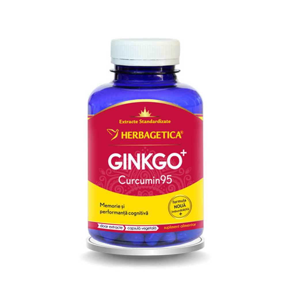 Ginkgo Curcumin 95 120cps Herbagetica
