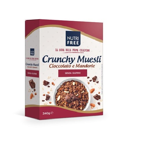 Crunchy Musli cu Ciocolata si Migdale, 340g, Nutrifree vitamix.ro