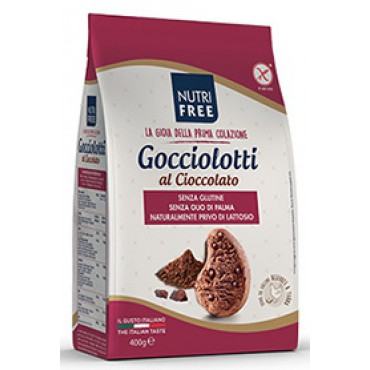 Biscuiti cu Ciocolata Goccialotti 400gr Nutrefree