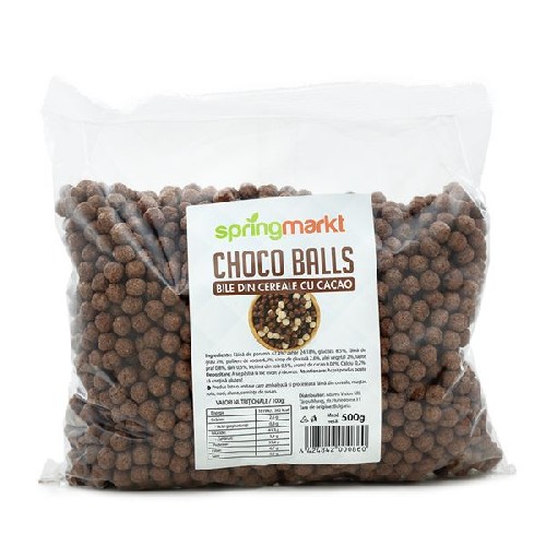 Choco Balls (Bile din cereale cu cacao) 500gr Springmarkt vitamix.ro imagine noua reduceri 2022