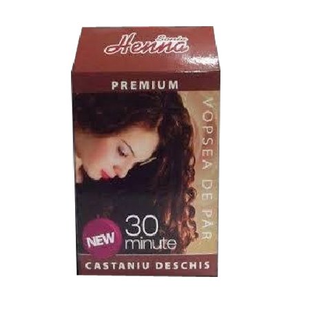 Henna Premium Acaju 60gr Kian Cosmetics imagine produs la reducere