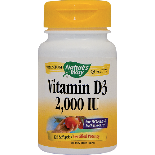 Vitamin D3 2000UI (adulti), 120cps, Secom imagine produs la reducere